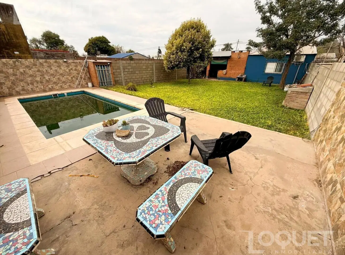 Casa de tres dormitorios, patio verde con pileta en Santo Tome 3