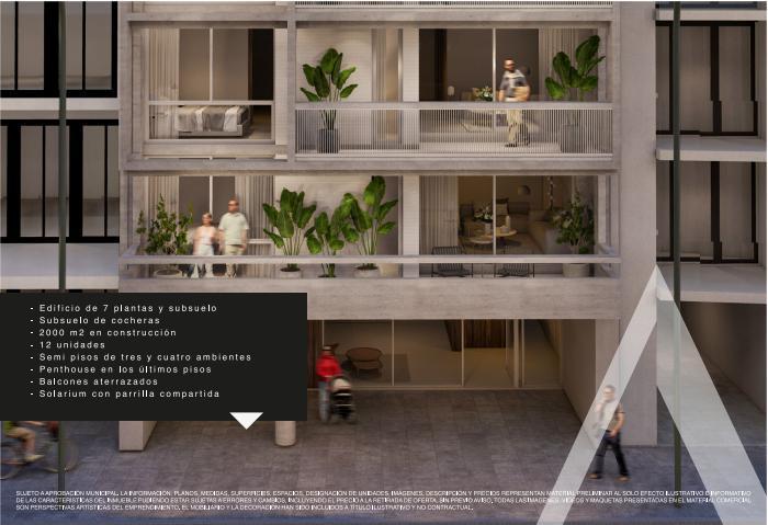 Departamento 4 Ambientes - Frente - Monte Castro 4