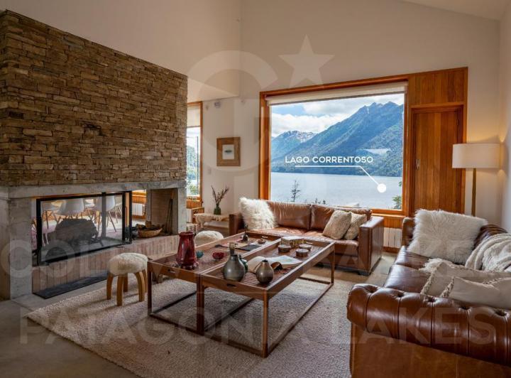 ALQUILER TURÍSTICO - Casa categoria impresionante vista al lago en barrio cerrado Villa la Angostura 1