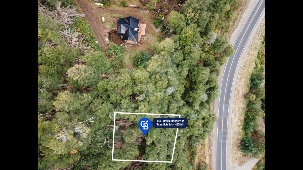 VENTA LOTE en Barrio Bandurrias, Villa la Angostura, 455 mts2. EXCELENTE VISTA AL LAGO