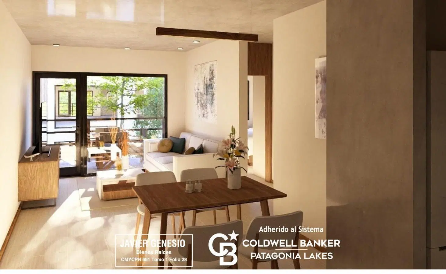 VENTA Departamento Monoambiente 42,72m2 UF 79  en pozo, Paseo Retamas, El Cruce, Villa la Angostura 3