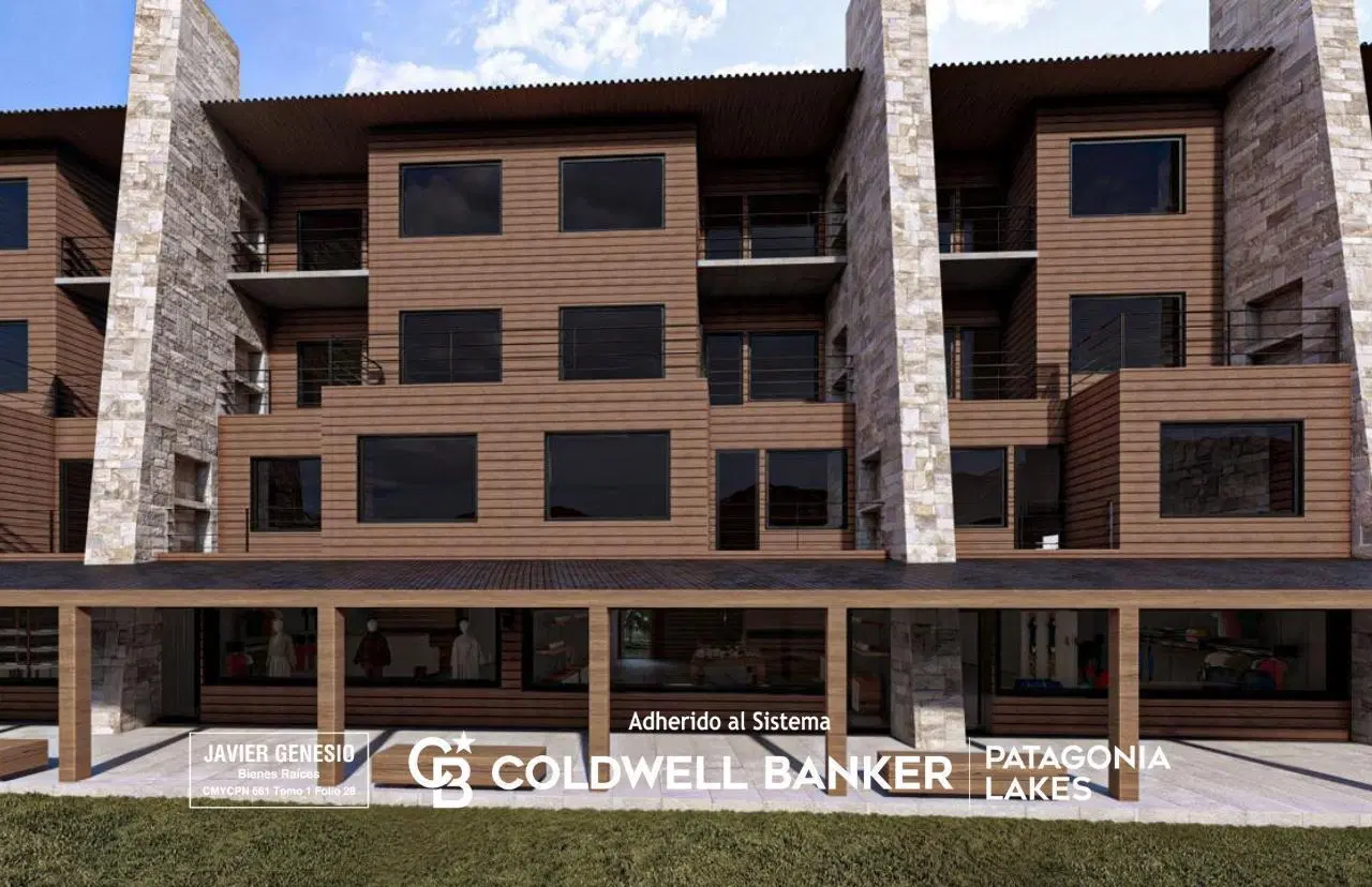 VENTA Departamento Monoambiente 42,72m2 UF 79  en pozo, Paseo Retamas, El Cruce, Villa la Angostura 2