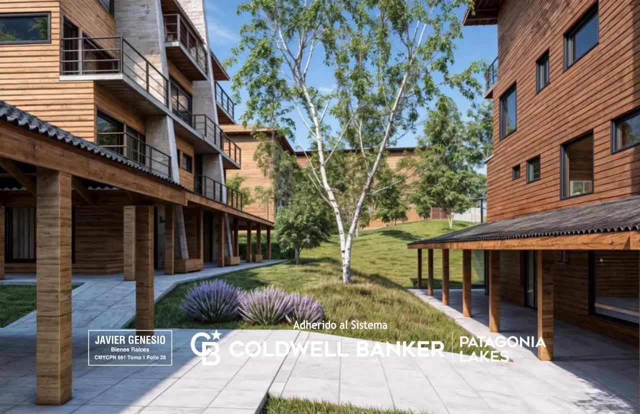 VENTA Departamento Monoambiente 42,72m2 UF 79  en pozo, Paseo Retamas, El Cruce, Villa la Angostura 4