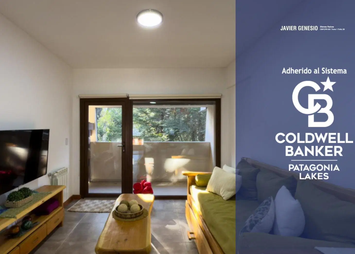VENTA Departamento amoblado 1 dormitorio c/balcón terraza céntrico Villa La Angostura 3