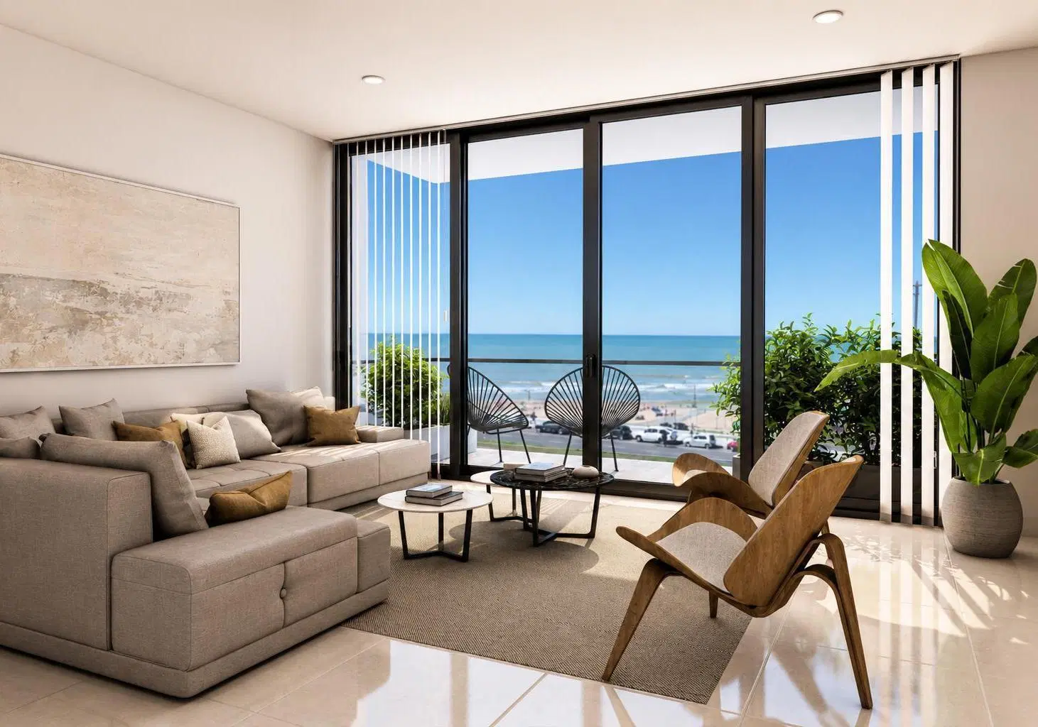 Venta | Departamento | 2 ambientes | La Perla | Vista al mar | Con balcón al frente | Quincho 5
