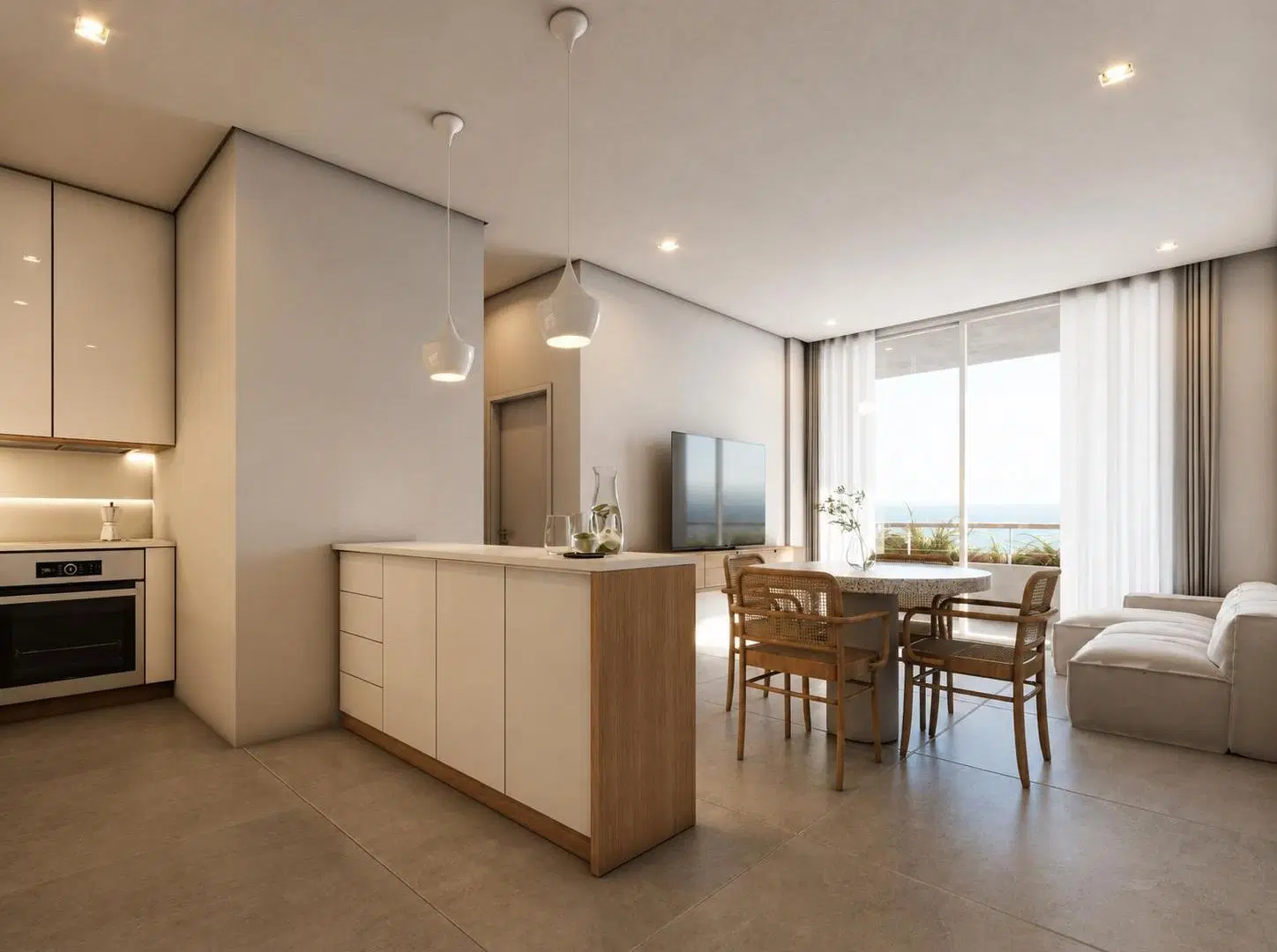 Venta | Departamento en pozo | 3 ambientes | Terminal Vieja | Macrocentro | Al frente 1