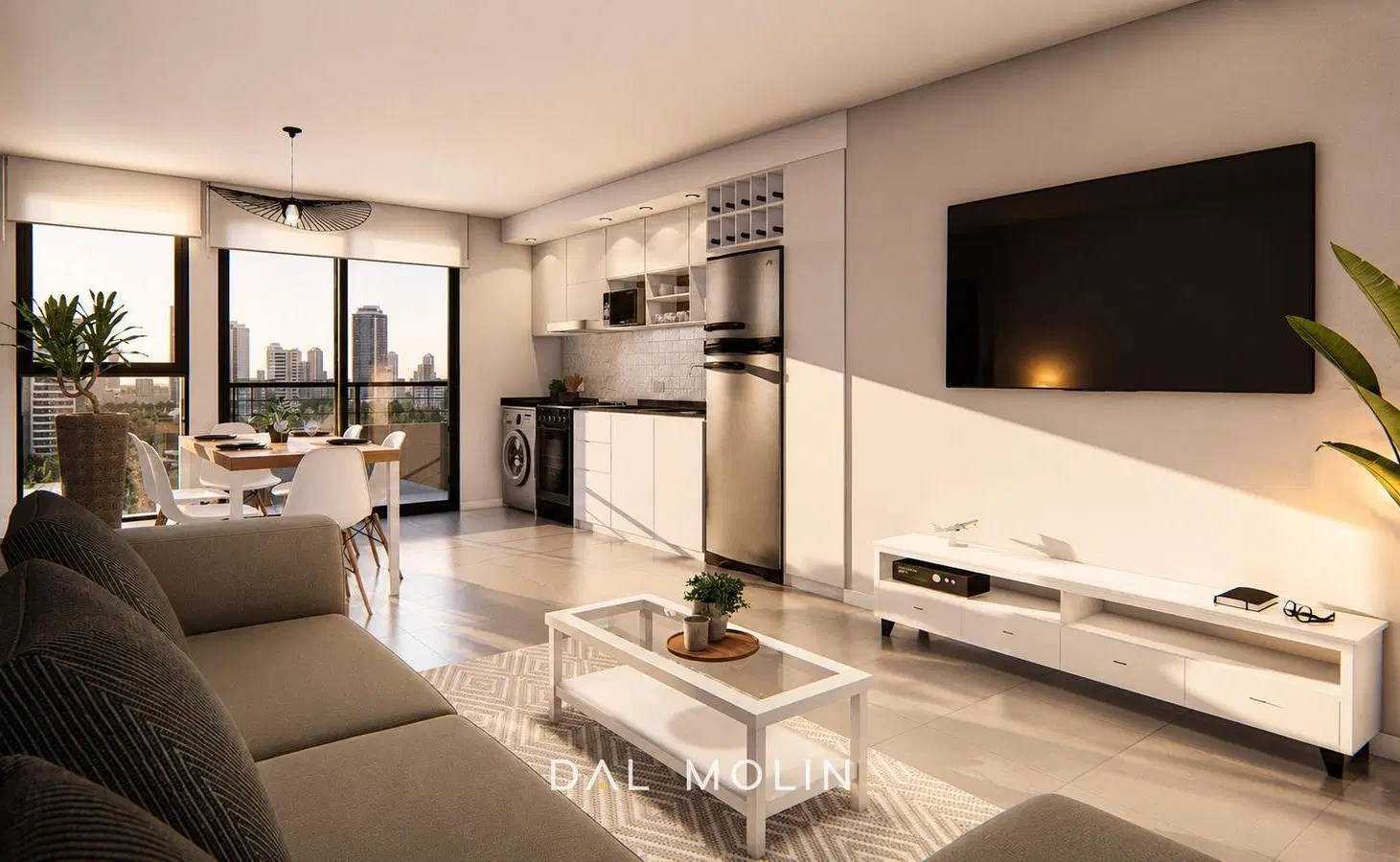 Desarrollo en pozo en Plaza Mitre - A estrenar - 2 ambientes - En construcción 1