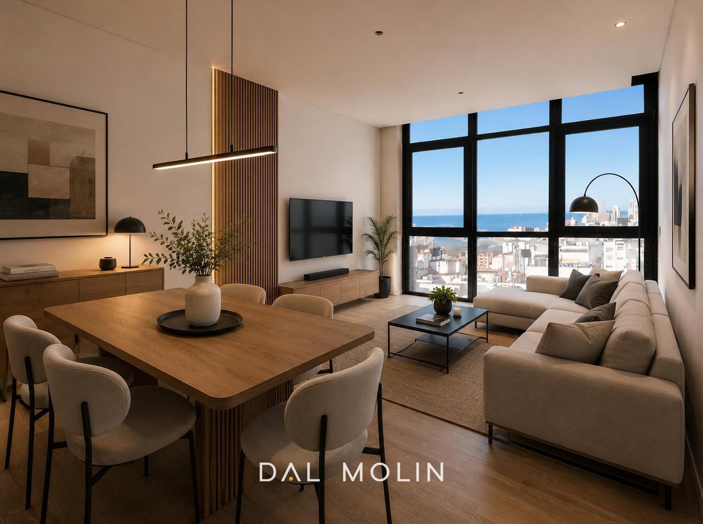Departamento 2 ambientes | Vista al mar A estrenar | Centro | Quincho | Cochera cubierta | Premium