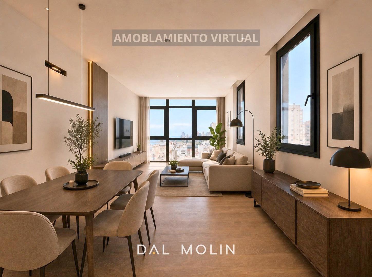 VENTA | 3 AMBIENTES EN SEMIPISO | CENTRO | VISTA AL MAR | QUINCHO | COWORKING | COCHERA CUBIERTA