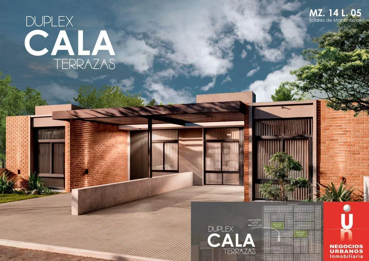 VENTA Bº TERRAZAS DE MANANTIALES M14 L05 DUPLEX PB 2 DOR+VESTIDOR + 2 BAÑOS 2