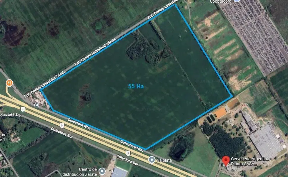 VENTA FRACCION 55 Ha Ruta 9 y Camino de la Costa Brava ZARATE 3