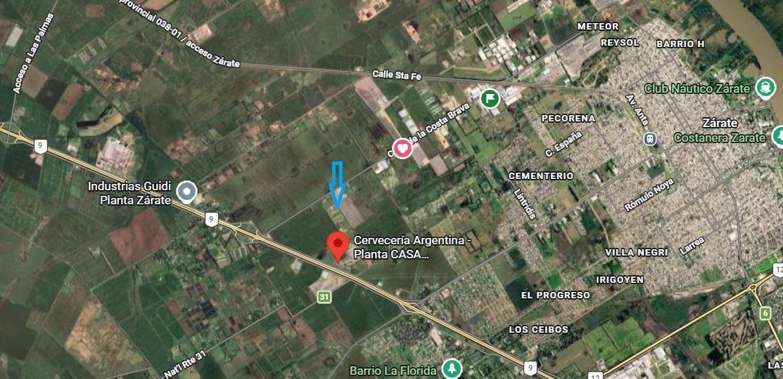 Foto de VENTA FRACCION 17 Ha Ruta 9 y Camino de la Costa Brava ZARATE, imagen 3