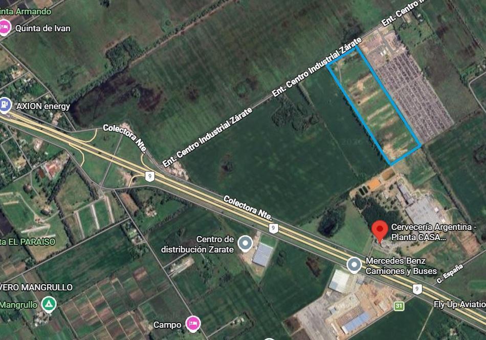 Foto de VENTA FRACCION 17 Ha Ruta 9 y Camino de la Costa Brava ZARATE, imagen 1