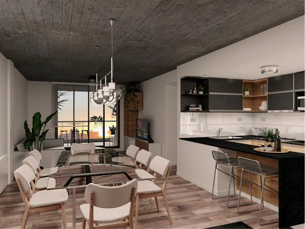 Departamento de 2 Dormitorios en Av. Pellegrini 1770 1