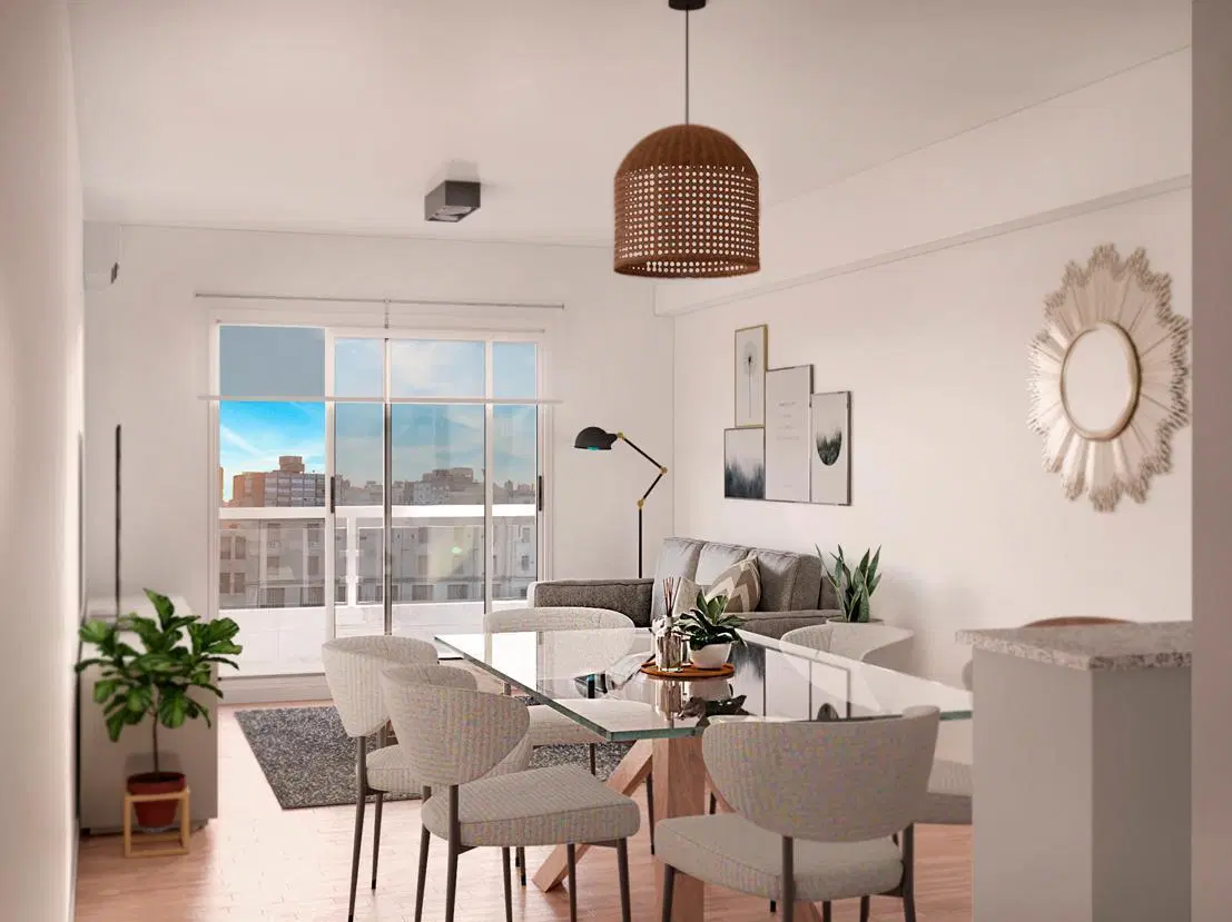 Departamento de 1 Dormitorio en 3 de febrero al 400. Rosario. 2