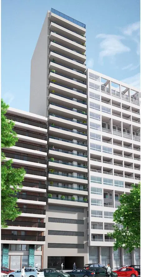 Departamento de 2 dormitorios en Av. Libertad 167, Rosario. 1