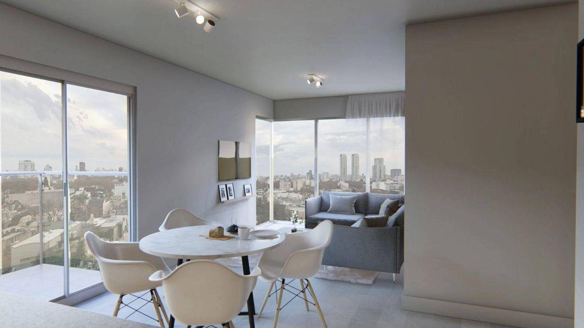 Departamento de 80 m² con 1 dormitorio en alquiler.