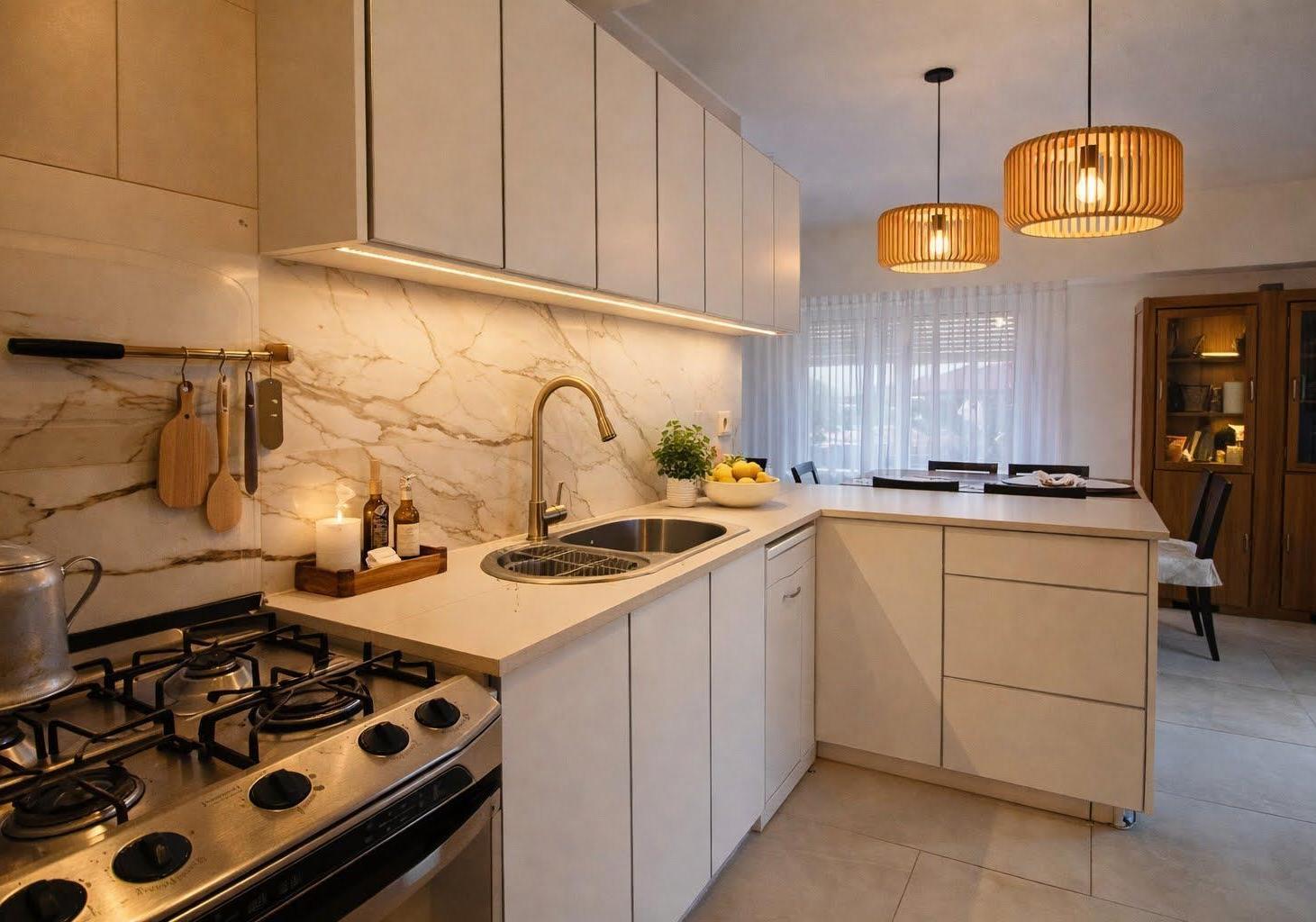 Moderna Casa céntrica en una planta 3 dormitorios con amplia factibilidad