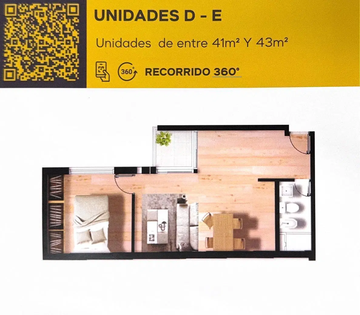 Monoambiente de Inversión | Barrio Martín | Financiación | BAID XV 4
