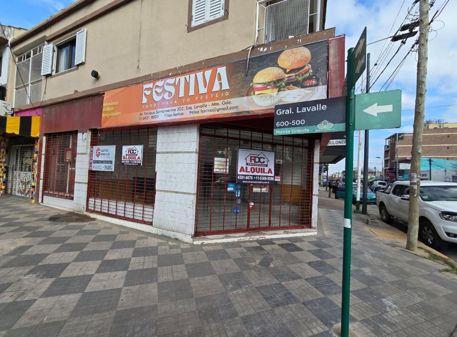Foto de ALQUILER DE LOCAL EN ESQUINA SOBRE SANTAMARINA EN MONTE GRANDE - 50 M², imagen 2