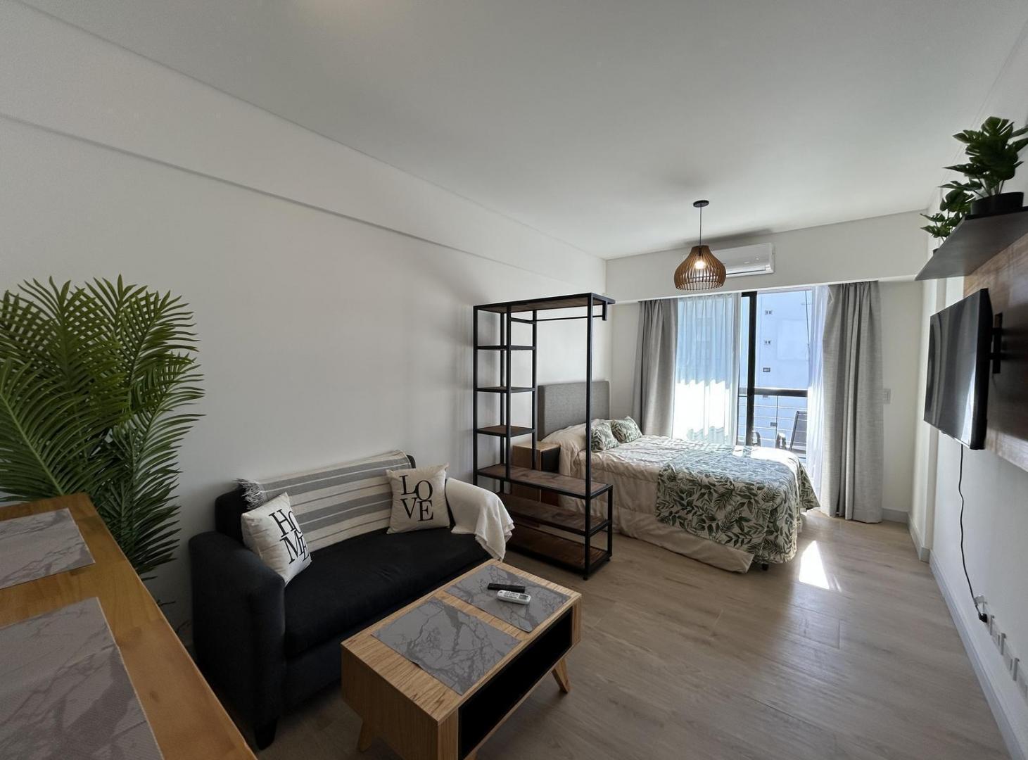 Departamento monoambiente en alquiler en Abasto