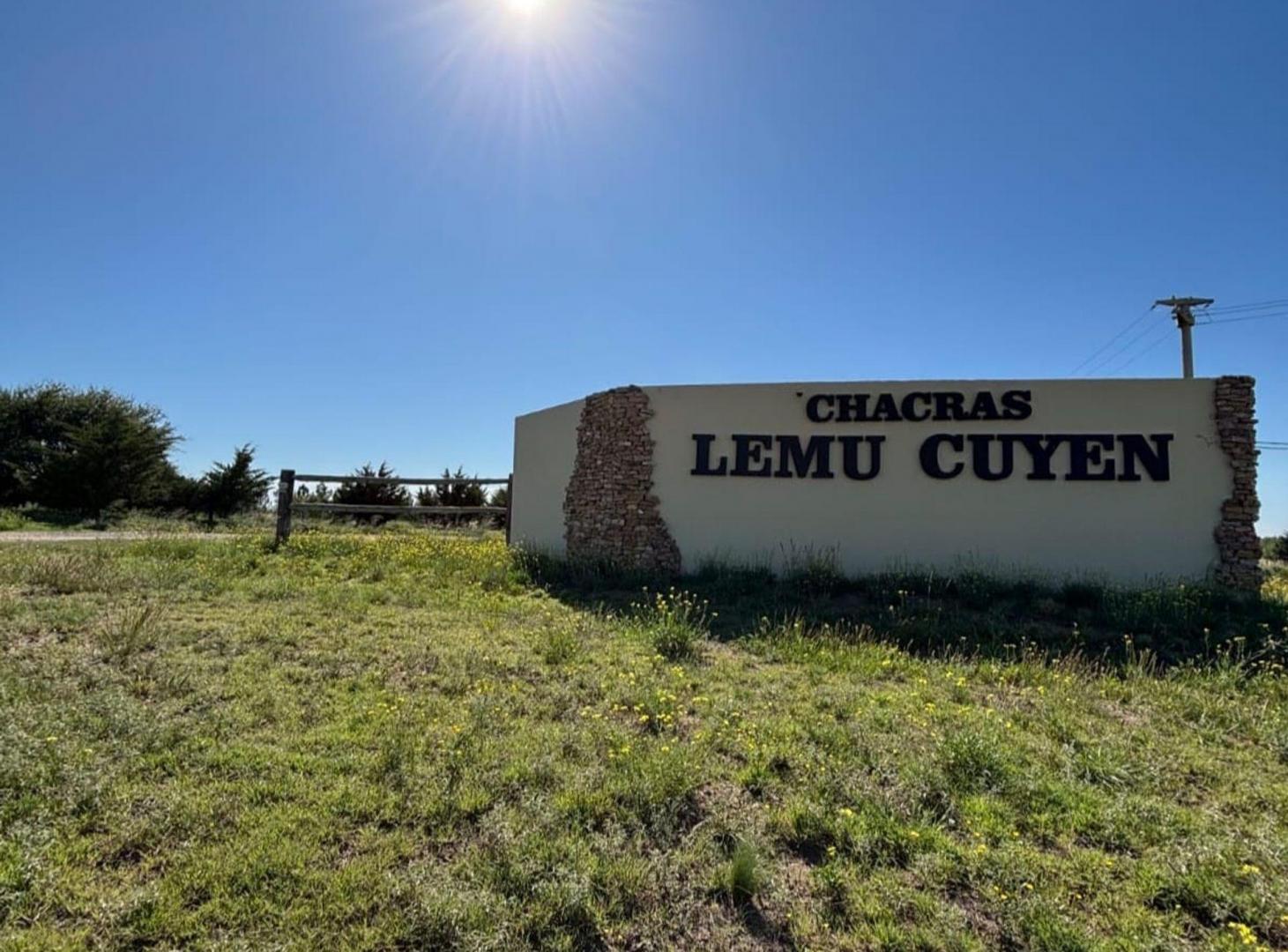 Venta de terreno Chacra Lemu Cuyen