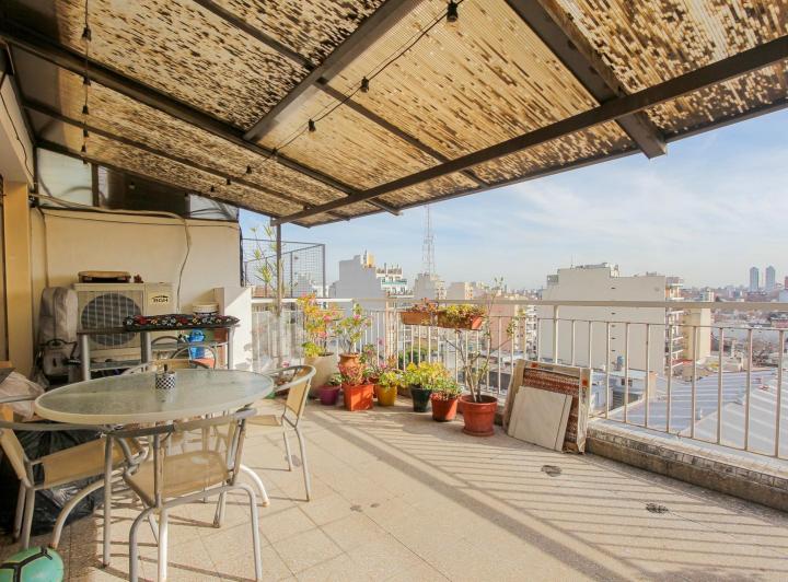 Departamento 3 amb balcón terraza cochera fija 95 mts Apto crédito Caballito Norte 4