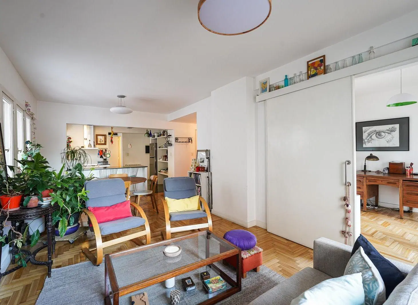 Venta Departamento 3 Ambientes mas escritorio en Recoleta con cochera y balcon 4