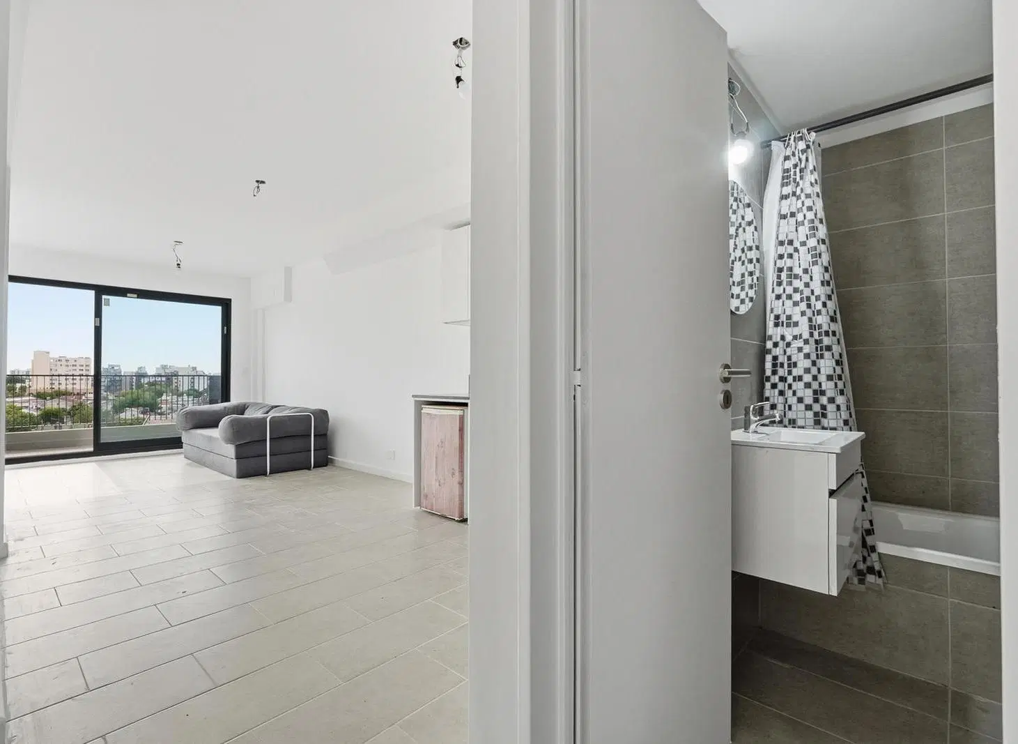 Departamento Venta Monoambiente piso alto luminoso a estrenar 1
