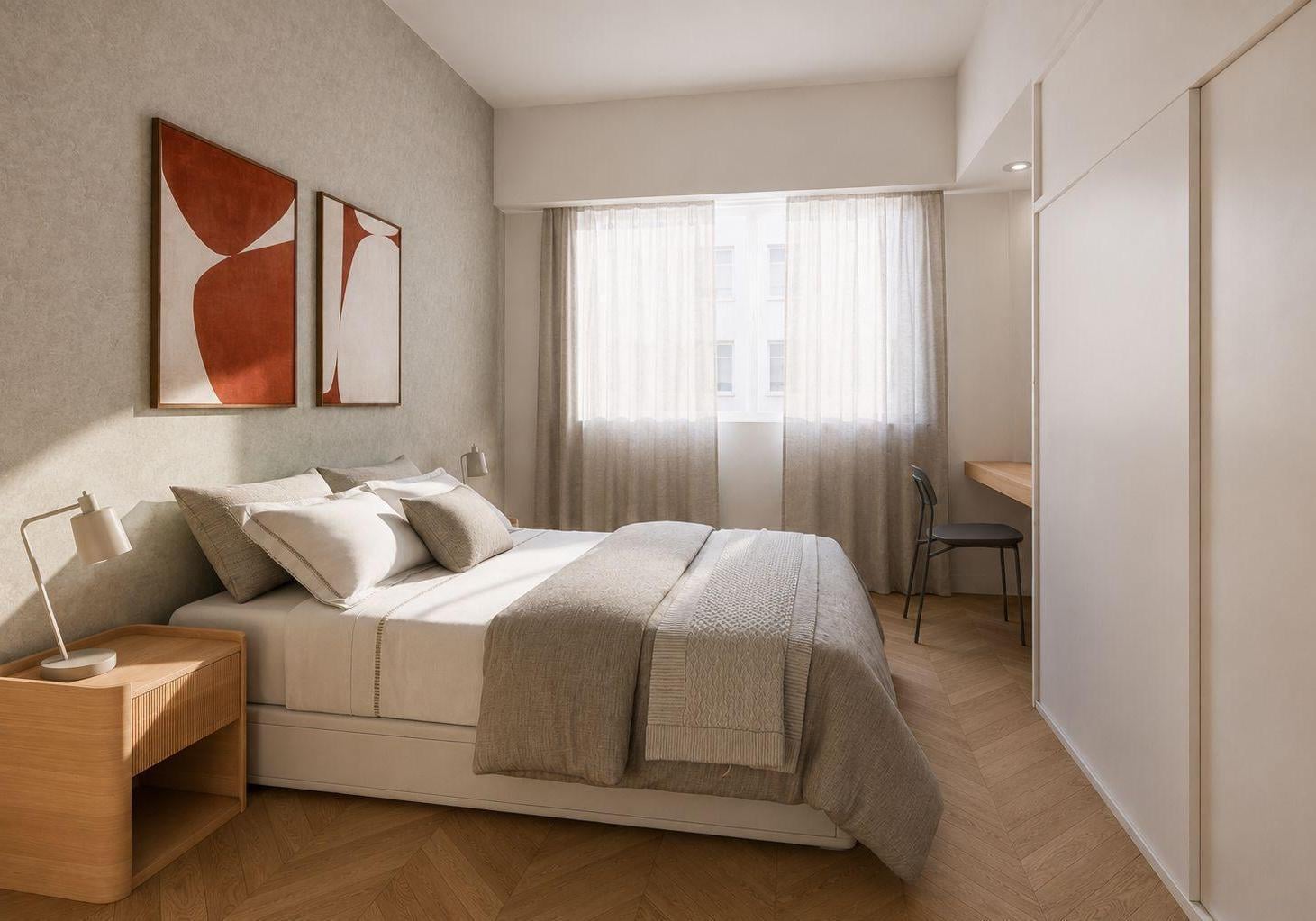 Venta Departamento 2 ambientes con escritorio y balcon en Recoleta