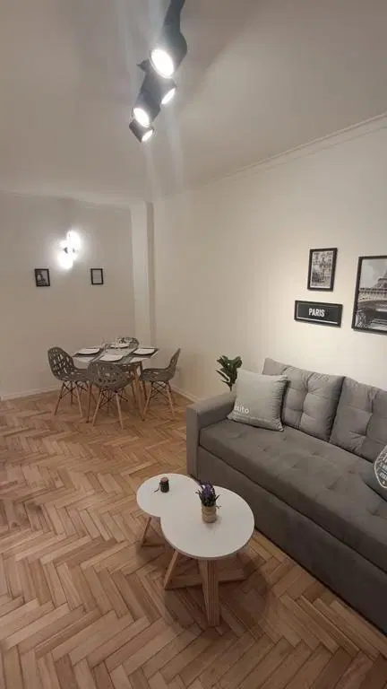 Departamento en venta dos ambientes al contrafrente con balcon pleno centro 3