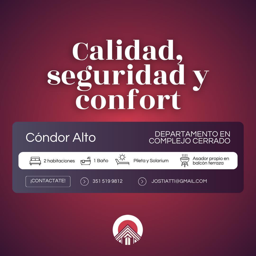 Condor Alto Villa Allende Complejo Cerrado 2 Dorm. 4