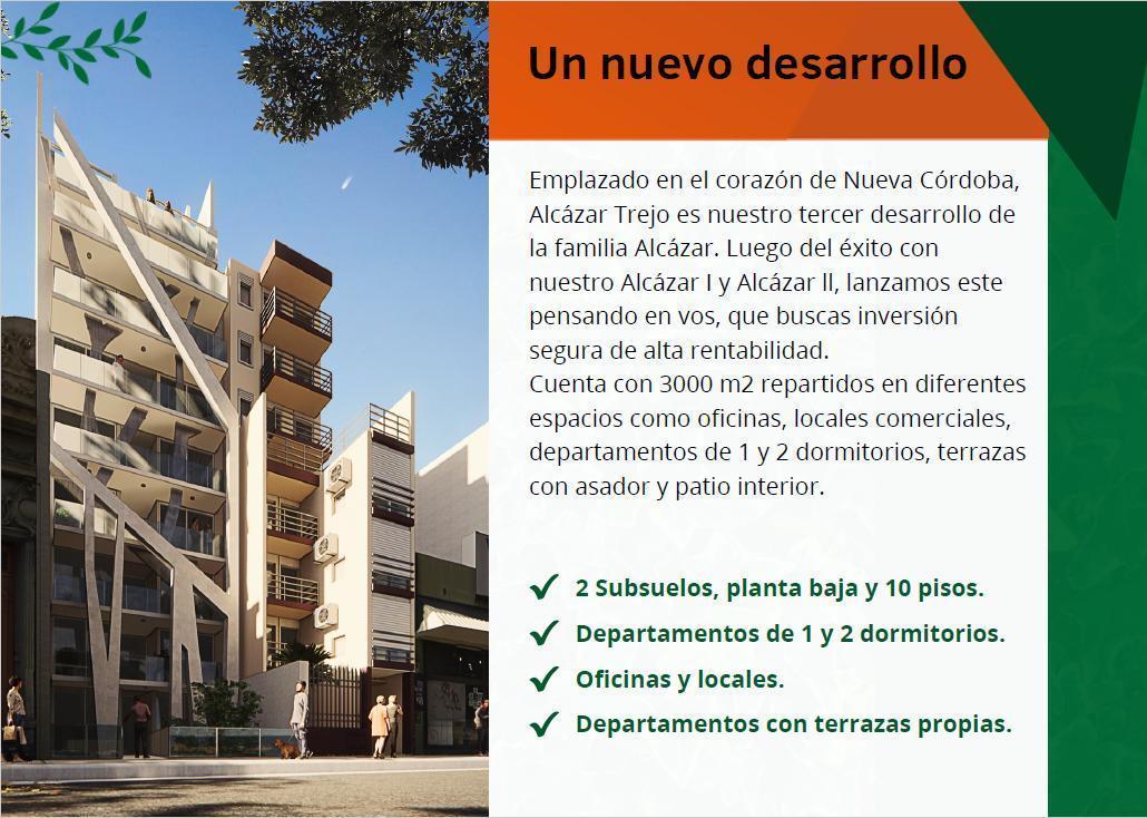 Departamentos de 2 Dorm. Sobre O. Trejo Al 700 Posesion 12 Meses 4