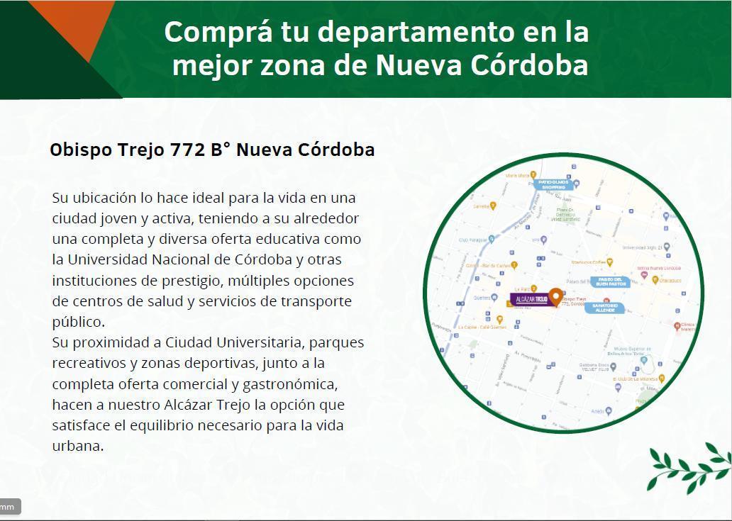 Departamentos de 2 Dorm. Sobre O. Trejo Al 700 Posesion 12 Meses 2