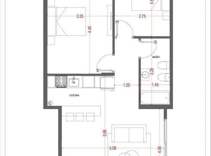 Departamento en Venta a estrenar 1 ambiente en Pilar