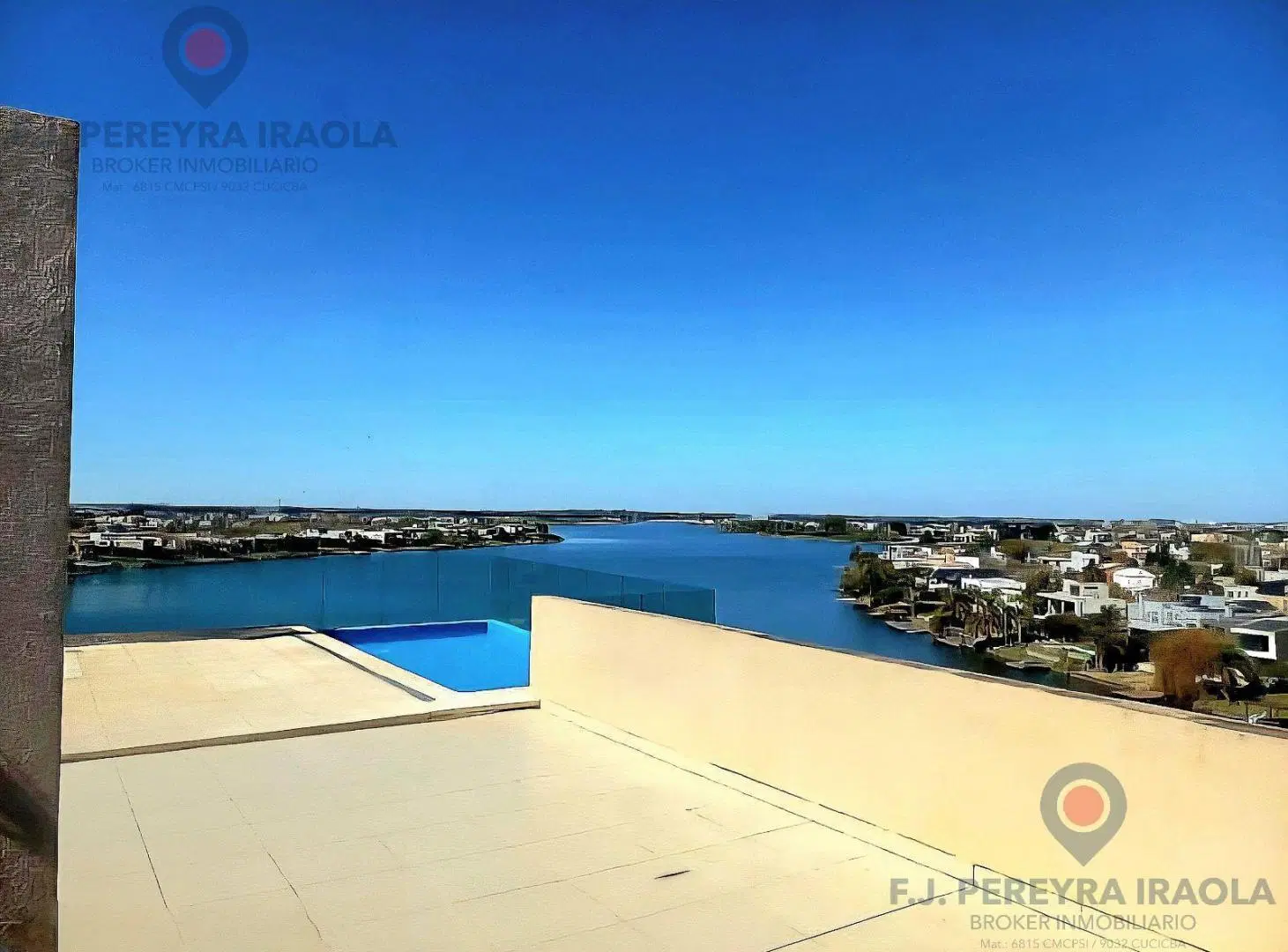 Departamento en esquina, vista al lago. Praia. Portezuelo. Nordelta 2