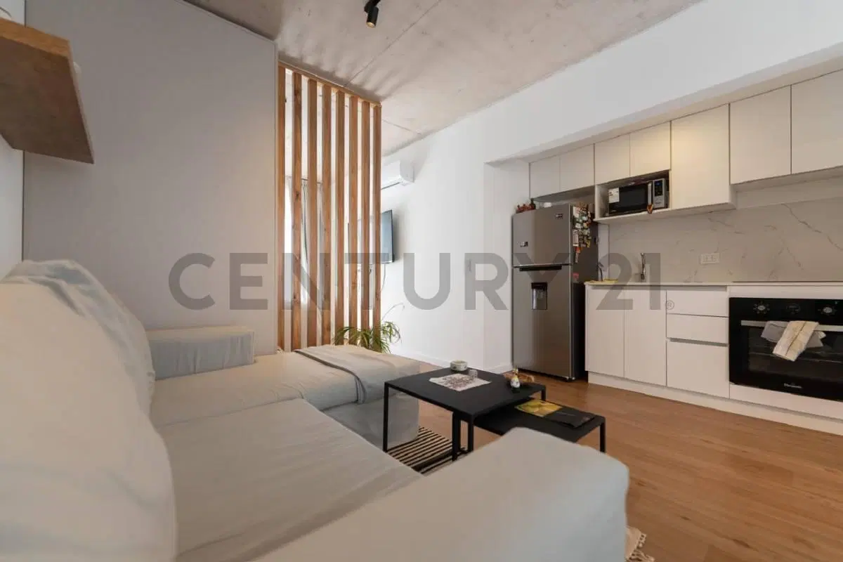 Venta departamento monoambiente divisible con balcón y terraza con parrilla 2
