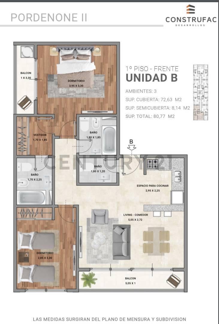 Foto de Emprendimiento en Ituzaingó – Departamento 3 ambientes A 500 mts del, imagen 2