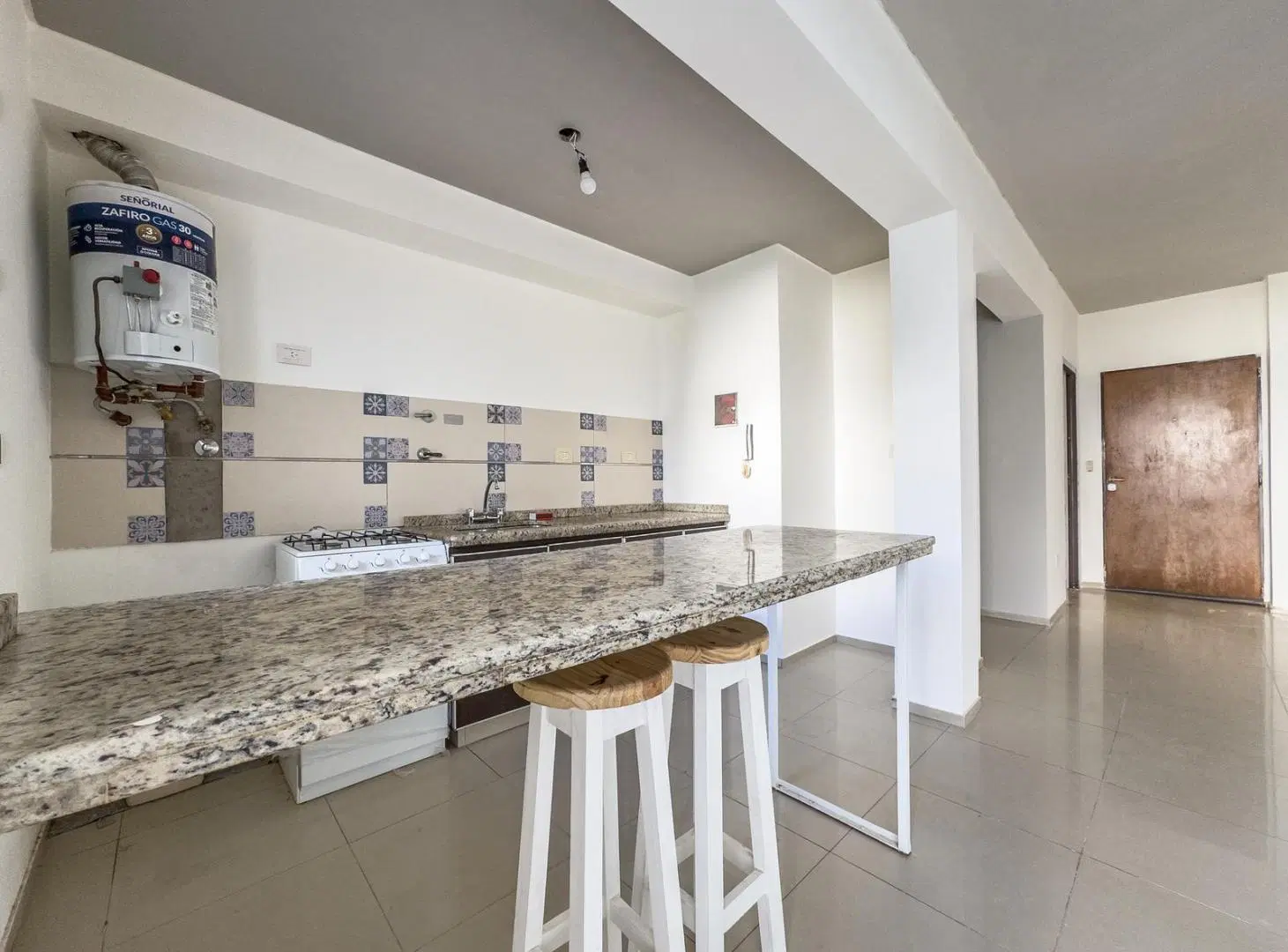 Venta depto monoambiente 1 amb con jardin de 52m2 | Santa Rita | Reciclado | Apto crédito 3