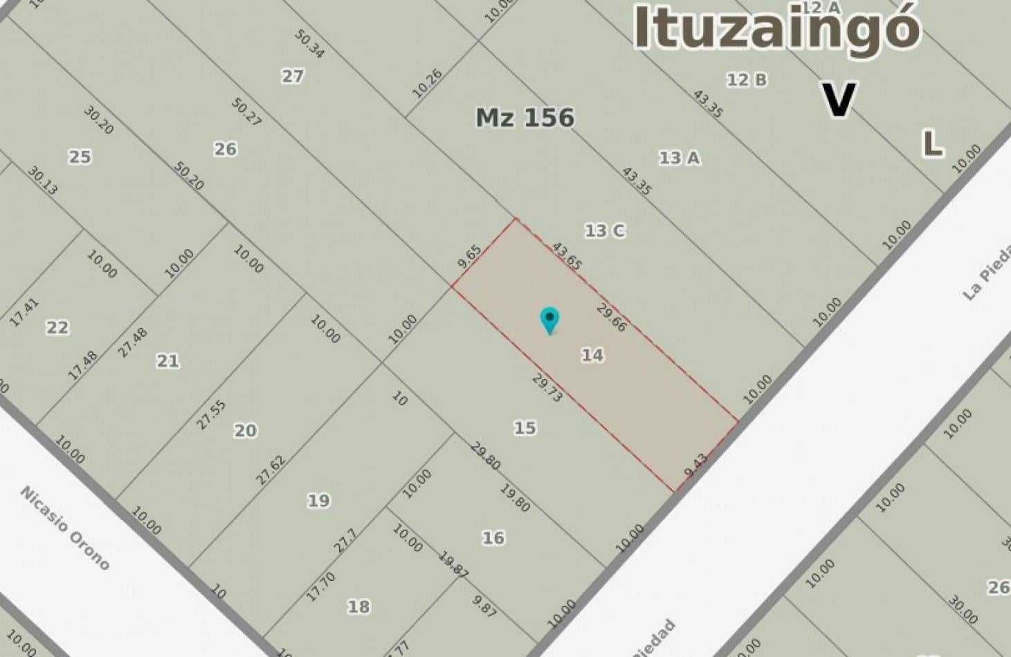 Foto de Venta Terreno Lote 9.4 x 29mts con servicios, imagen 3