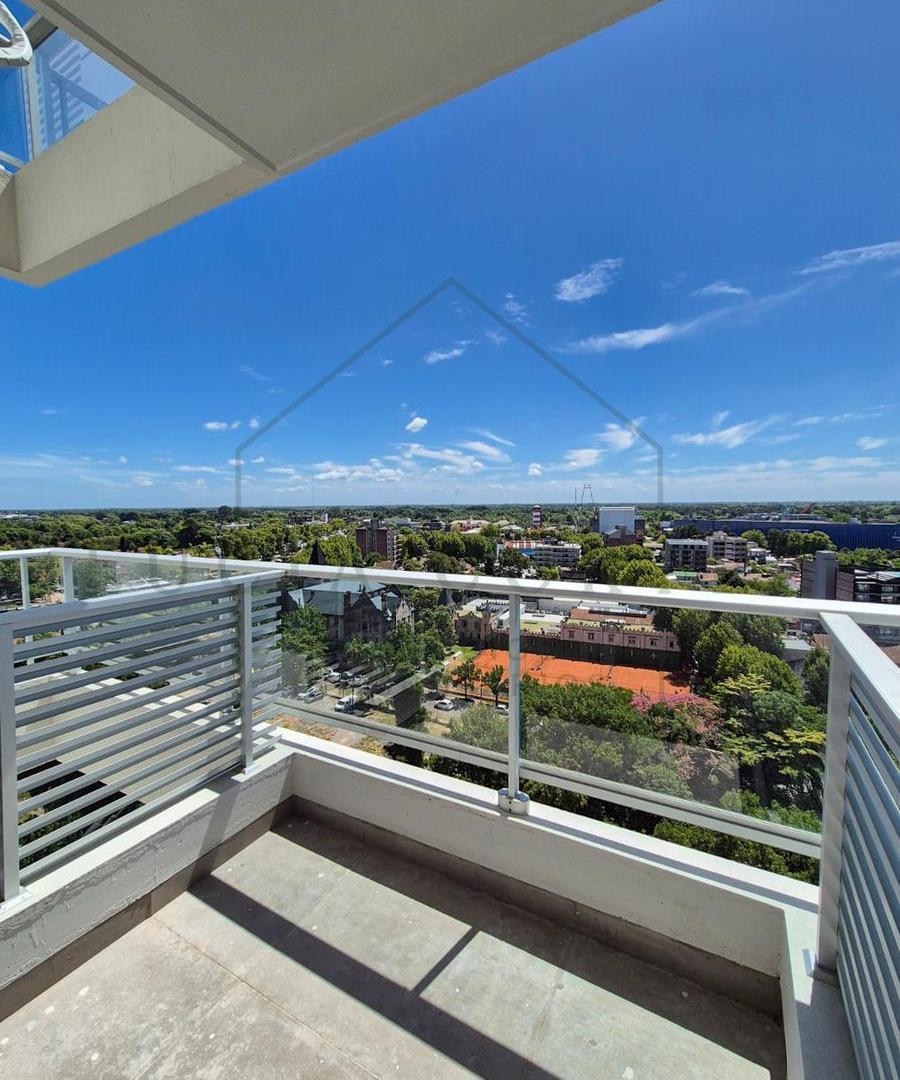 Departamento en venta en Tigre 2 ambientes cochera cubierta piso 14 con vista abierta A ESTRENAR