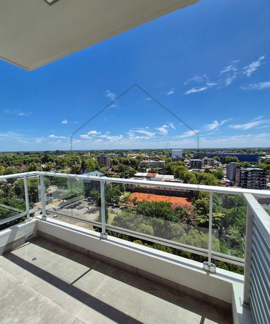 Departamento en venta en Tigre 2 ambientes cochera cubierta piso 14 con vista abierta A ESTRENAR