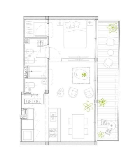Departamento en venta Villa Urquiza 2 ambientes A ESTRENAR