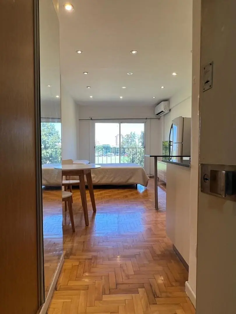 Vista al Polo Cañitas, impecable monoambiente todo luz 2