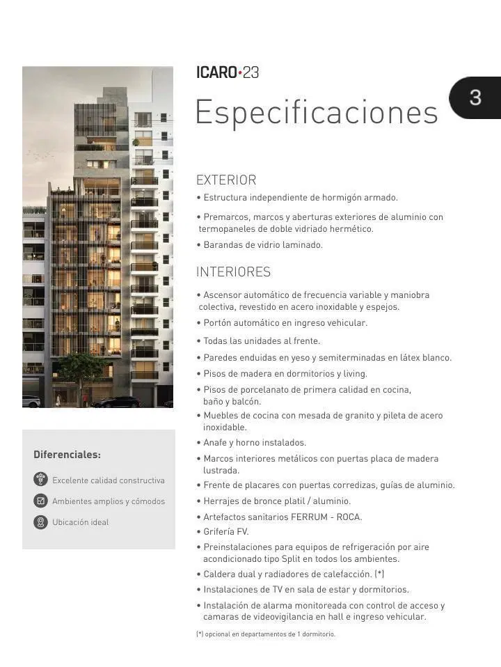 Semipiso Exclusivo 3 dormitorios 1
