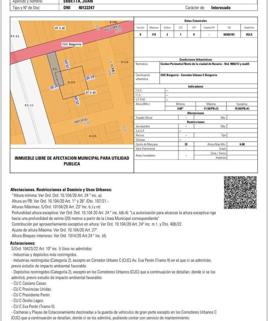 Terreno en Centro