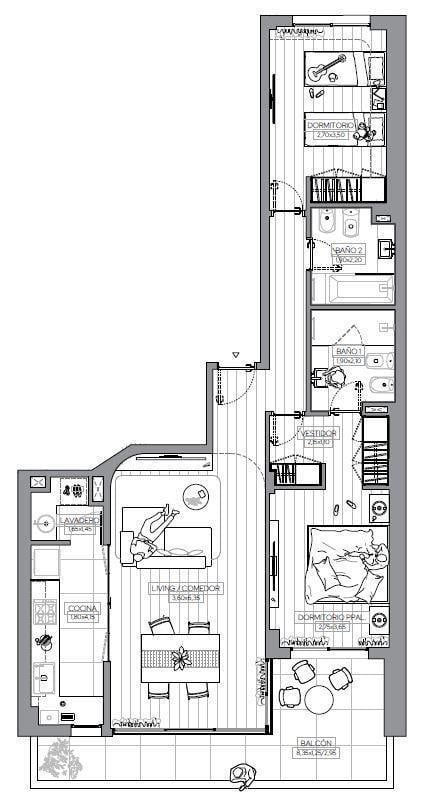 Departamento en Centro