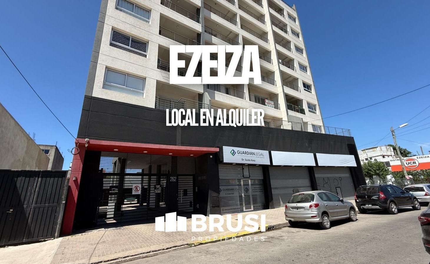 LOCAL EN ALQUILER EN EZEIZA CENTRO - EXCELENTE UBICACION