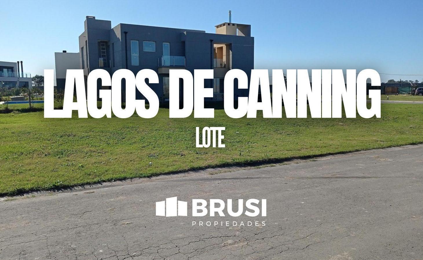 LOTE EN VENTA EN LAGOS DE CANNING I - OPORTUNIDAD EN ESQUINA