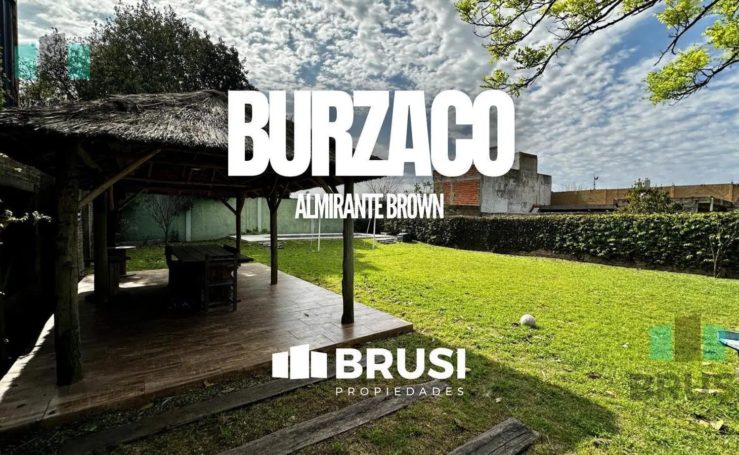 Casa 3 ambientes con increíble parque en venta, Burzaco 1